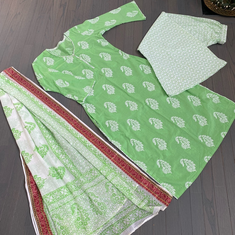 Pakistani indian 3pc cotton suit new